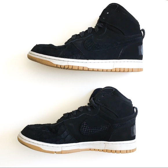 Nike Big High Lux Shoes Size 8 in Black - Picture 3 of 10
